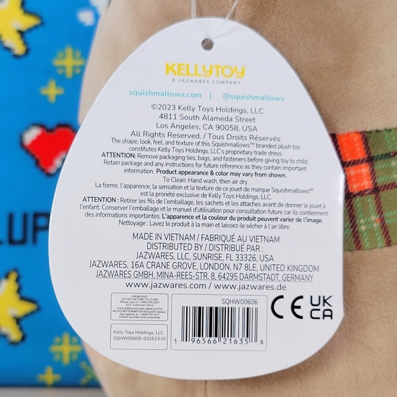 Squishmallow Patterson the Moose 7" UltraSoft Stuffed Animal Toy Plush NWT - Picture 6 of 6